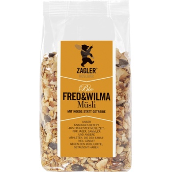 ZAGLER MÜSLIBÄR Био мюсли - Фред и Вилма - 300 г