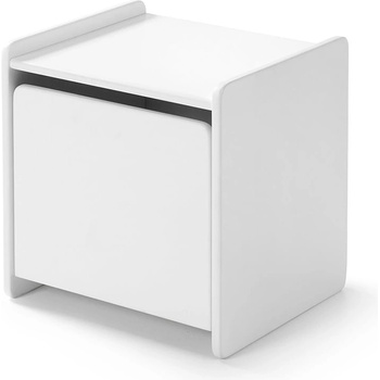 Vipack Бяло детско нощно шкафче Kiddy - Vipack (KINA1214)