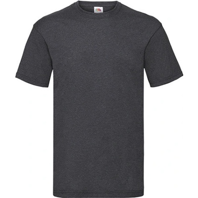 Fruit of the Loom pánske tričko dark grey heather