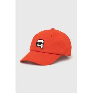 Karl Lagerfeld Памучна шапка с козирка (231W3401)