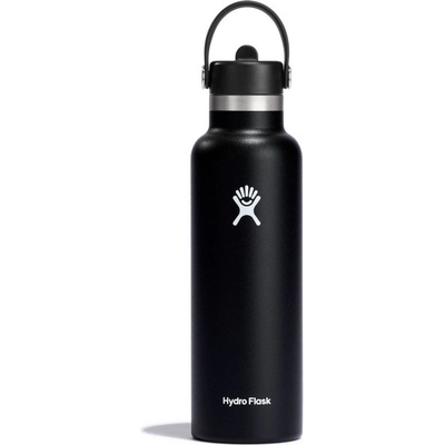 Hydro Flask 21 Oz Standard Flex Straw Cap Black 621 ml