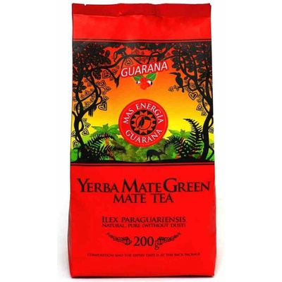 Maté Green Yerba Mate Mas energia Guarana 200 g