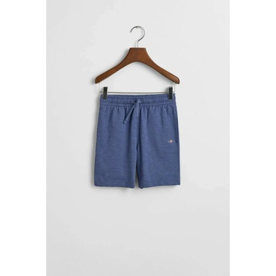 TEPLÁKOVÉ ŠORTKY GANT SHIELD COTTON SLUB SHORTS DUSTY NAVY