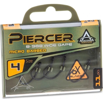 Saenger Anaconda háček Piercer Curve Shank GT-8 Micro Barb 11 ks Vel.8