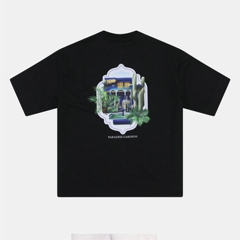 Rose London Тениска Rose London Gardens T-shirt - Black