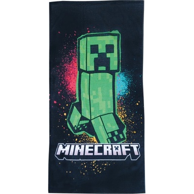 MINECRAFT Плажна хавлия Minecraft - Creeper, Dark (MNC768T)