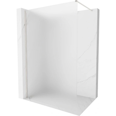 Mexen Kioto-X стационарна душ кабина Walk-in 120 x 200 см, матирано 10 мм, четкан никел - 800-120-101-97-30-X (800-120-101-97-30-X)