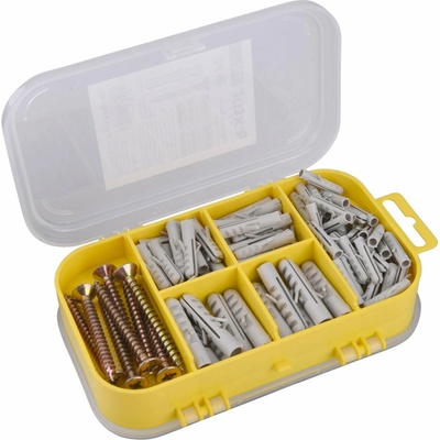 EXTOL CRAFT 1445 sada vrutů a hmoždinek, 170ks – Sleviste.cz