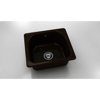 Image 1 of FAT Mивка Classic 207, Polymer marble, 18 Тъмно венге, с включен сифон