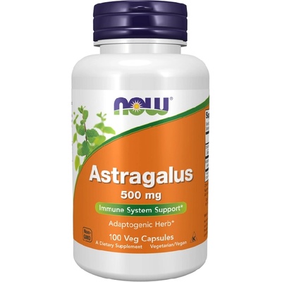 NOW NOW Astragalus 500mg, 100 Capsules