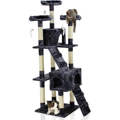 Hawaj Škrabadlo pre mačky tmavo šedá 170 cm