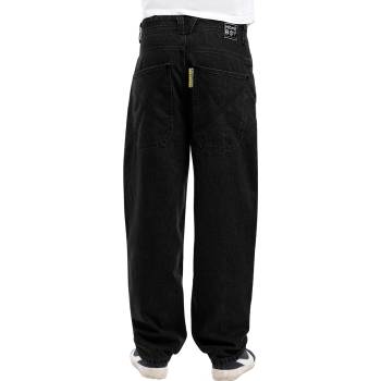 HOME BOY унисекс панталон HOME BOY - x-tra BAGGY - Denim WASHED BLACK - 01PA0384