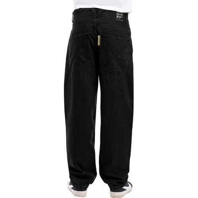 HOME BOY унисекс панталон HOME BOY - x-tra BAGGY - Denim WASHED BLACK - 01PA0384
