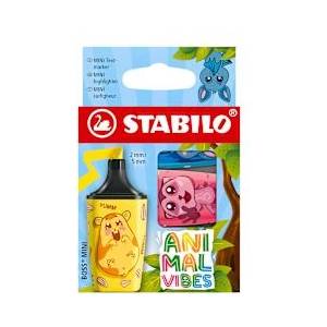 STABILO Текст маркери Boss Mini Animal Vibes 4бр