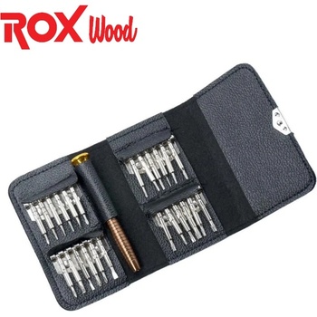ROX Wood Комплект фина отвертка с битове в калъф - 25 части / rox 153rox0069 / (rox 153rox0069)