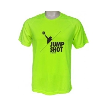 Funkční basketbalové tričko Jumpshot, Neonově zelená