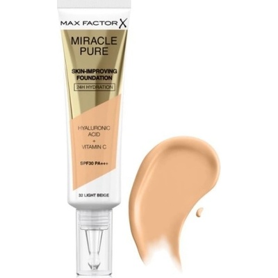 Max Factor Healthy Skin Harmony Miracle Foundation 32 Light Beige 30 ml