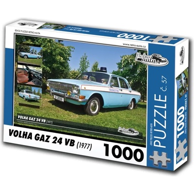 Retro cars - Puzzle Volha Gaz 24 VB II (1977) - 1 000 piese
