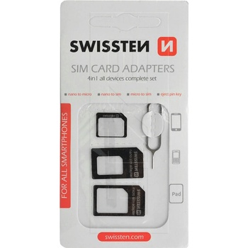 SWISSTEN Univerzální redukce / adaptér pro nanoSIM a microSIM