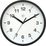 NeXtime Стенен часовник Easy small 20 см черно-бял (7370ZW)