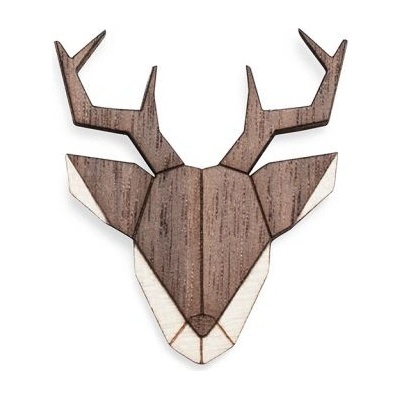 BeWooden Deer Brooch 1551