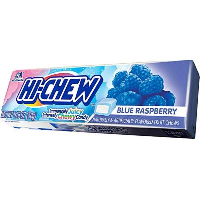 Hi-Chew žvýkací bonbony s příchutí modré maliny 50 g