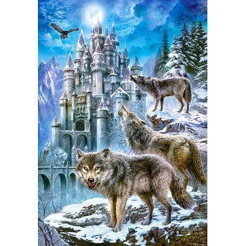 Image 1 of Castorland - Puzzle Wolves and Castle - 1 500 piese