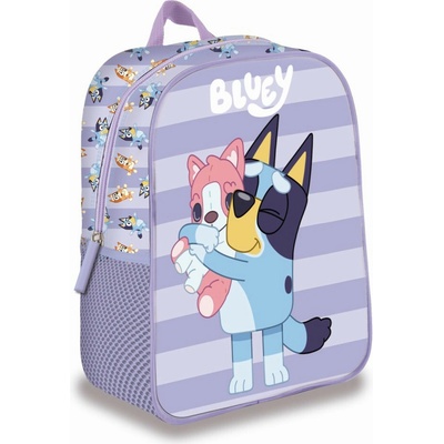 EU 3D dětský batoh BLUEY Puppy fialový 30 cm