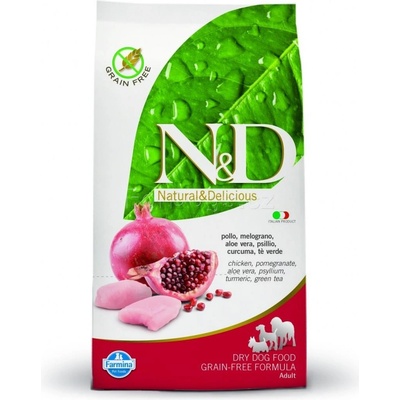N&D Prime Dog Adult Mini Grain Free Chicken & Pomegranat 0,8 kg