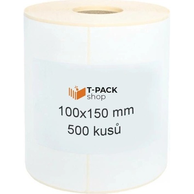 T-Pack ETE10015005 100x150 mm bilé, 500ks