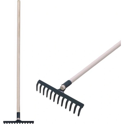 STREND Hrábě kov 12 hrotů s násadou 160cm