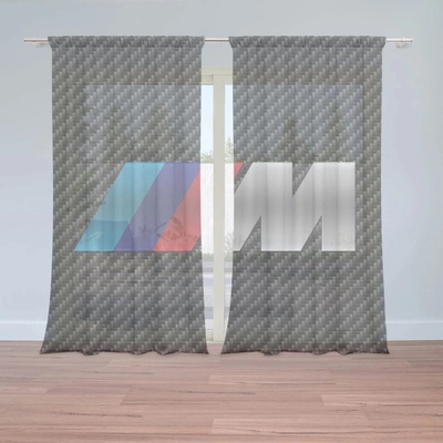 Sablio Záclony MPERFORMANCE Karbón: 2ks 150x250cm