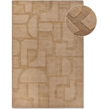 Villeroy & Boch Бежов ръчно изработен вълнен килим 80x150 cm Alexis - Villeroy&Boch (106175-80x150)