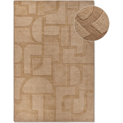 Villeroy & Boch Бежов ръчно изработен вълнен килим 80x150 cm Alexis - Villeroy&Boch (106175-80x150)