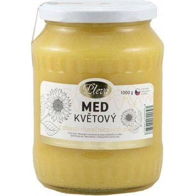Pleva Med květový z oblasti slunečnicových polí 950g