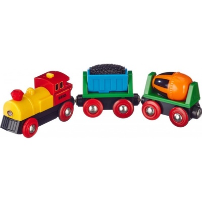 Brio 33319 Elektrická mašinka s vagónky a světly