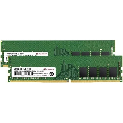 Transcend DDR4 32GB 3200Mhz CL22 (2x16GB) JM3200HLE-32GK