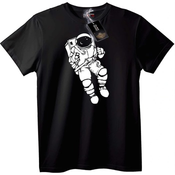 NOONEBRAND Тениска Космонавт Изследовател - L, Black
