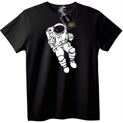 NOONEBRAND Тениска Космонавт Изследовател - L, Black
