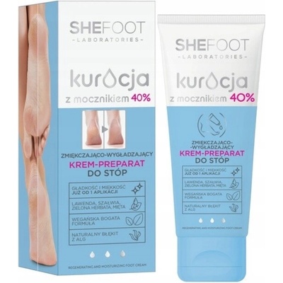 SheFoot Kúra s ureou Superlehký deodorační gel-přípravek na nohy 75 ml