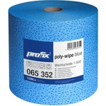 Temca PROFIX POLY WIPE Plus - Синя нетъкана промишлена кърпа; 500 листа (4464)