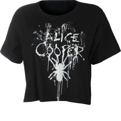 ROCK OFF дамска тениска (топ) Alice Cooper - Spider Splatter Glow Ink Boxes - ROCK OFF - ACPBT01LB
