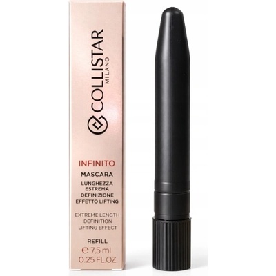 Collistar Infinito Mascara Refill posilňujúca riasenka pre extrémny objem a intenzívny pohľad náhradná náplň Extra Nero 7,5 ml