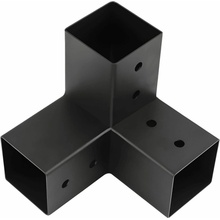 Domax Trámová spojka Y 100, čierna C 102x206x202x2,0