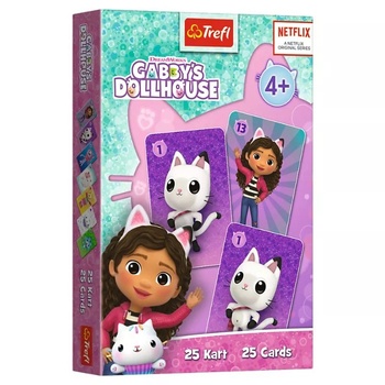 Trefl Fekete Péter Gabi куклена къща игра с карти 2-4 играчи (8508)