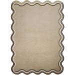 Flair Rugs Ръчно изработен вълнен килим в естествен цвят 120x170 cm Leo Scallop - Flair Rugs (503119381117)