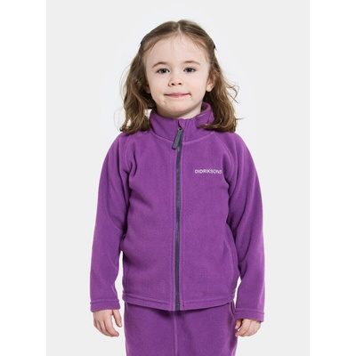 Didriksons Dětská mikina Monte Full Zip royal purple – Zboží Mobilmania