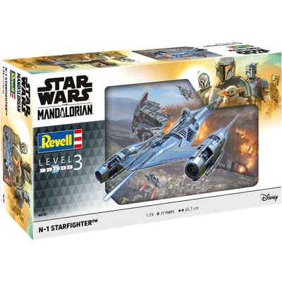Revell Plastic ModelKit SW 06787 The Mandalorian: N1 Starfighter 1.24