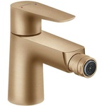 Hansgrohe Talis E - Смесител за биде с изпразнител, четкан бронз 71720140 (71720140)