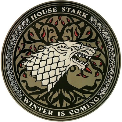 Moriarty Art Project Hliníková cedule Stark, Hra o trůny
